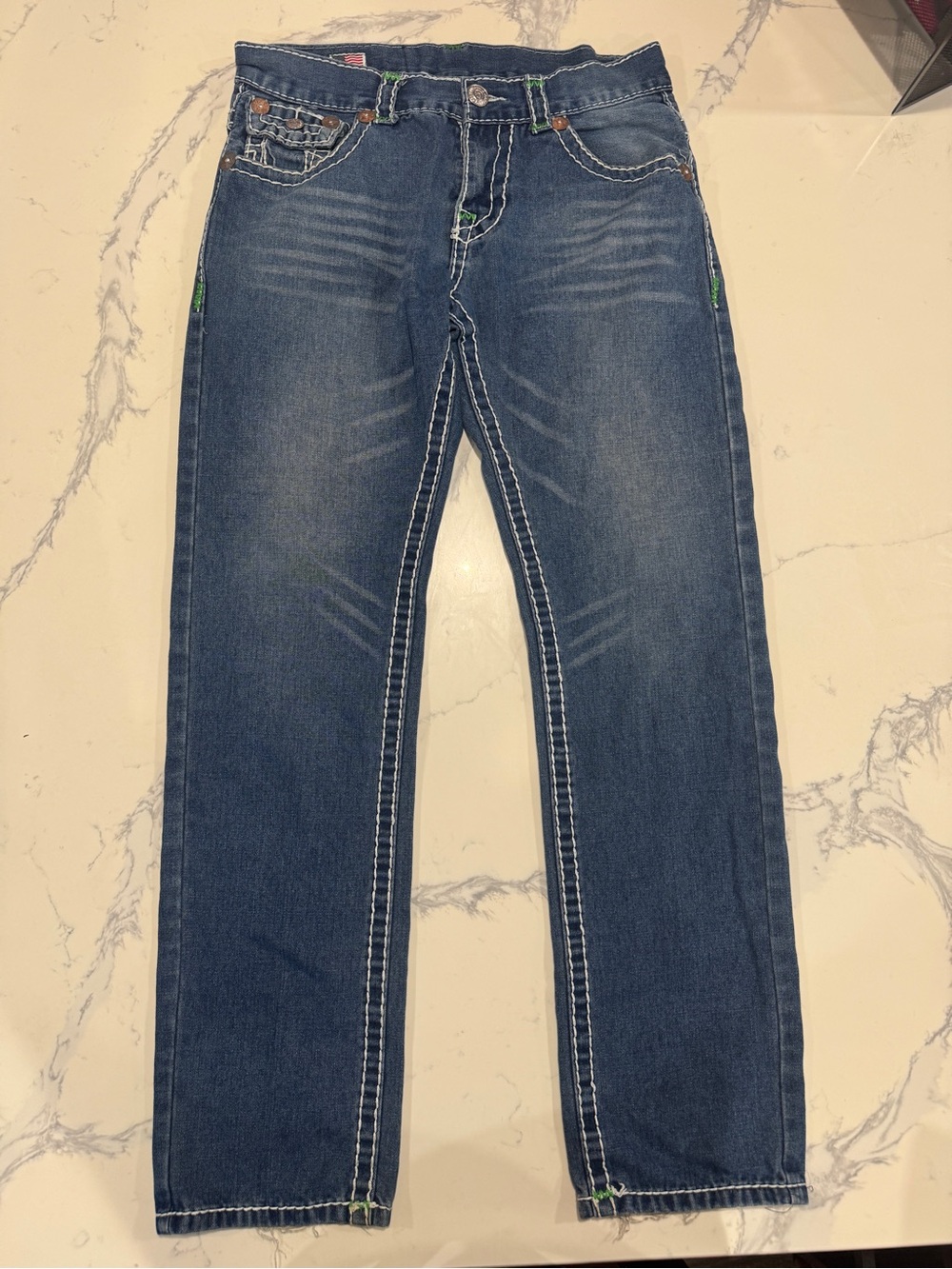True Religion Men’s Ricky Super T Denim Jeans - Picture 3 of 6